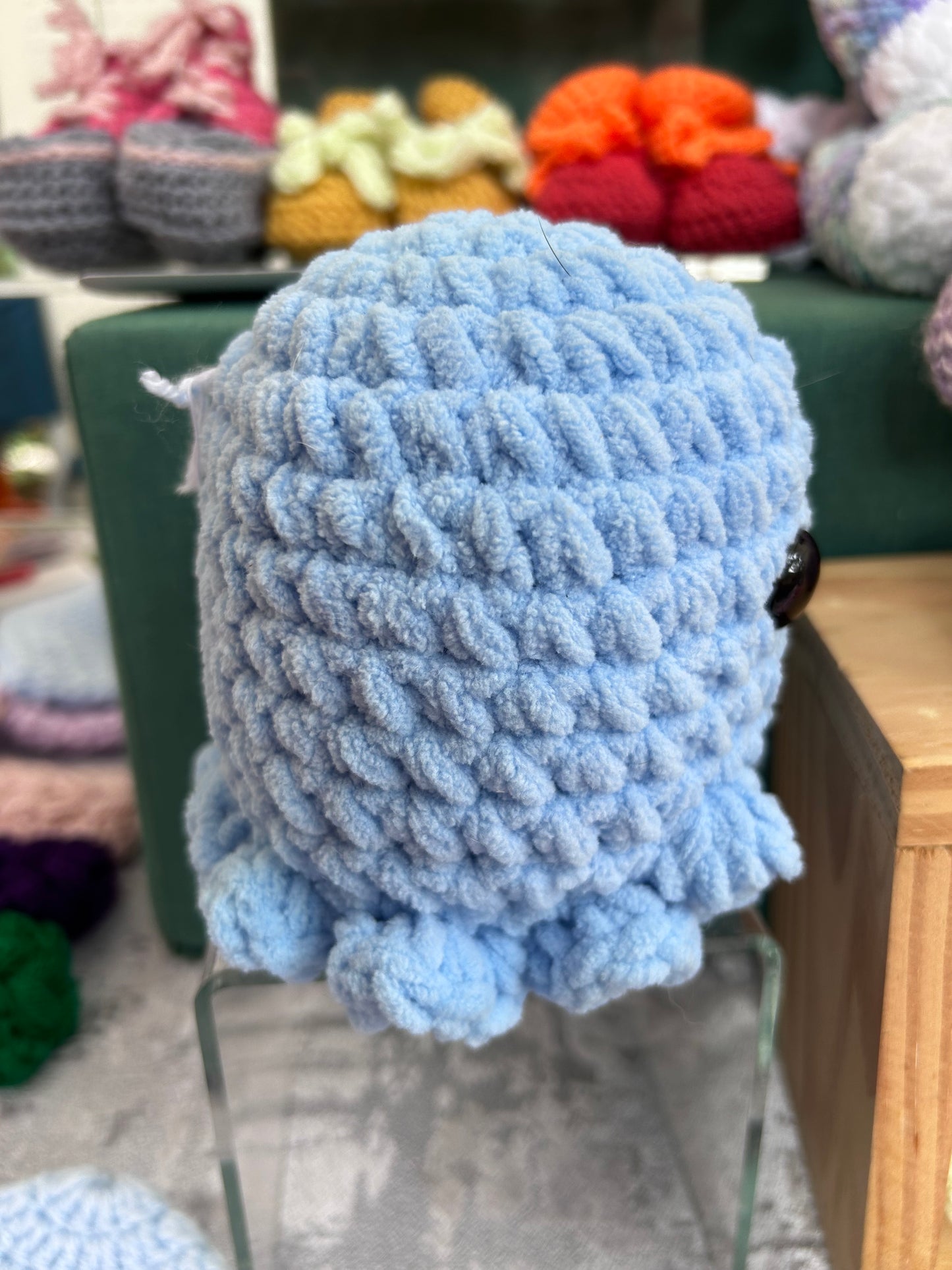 Large crochet ghost plushy