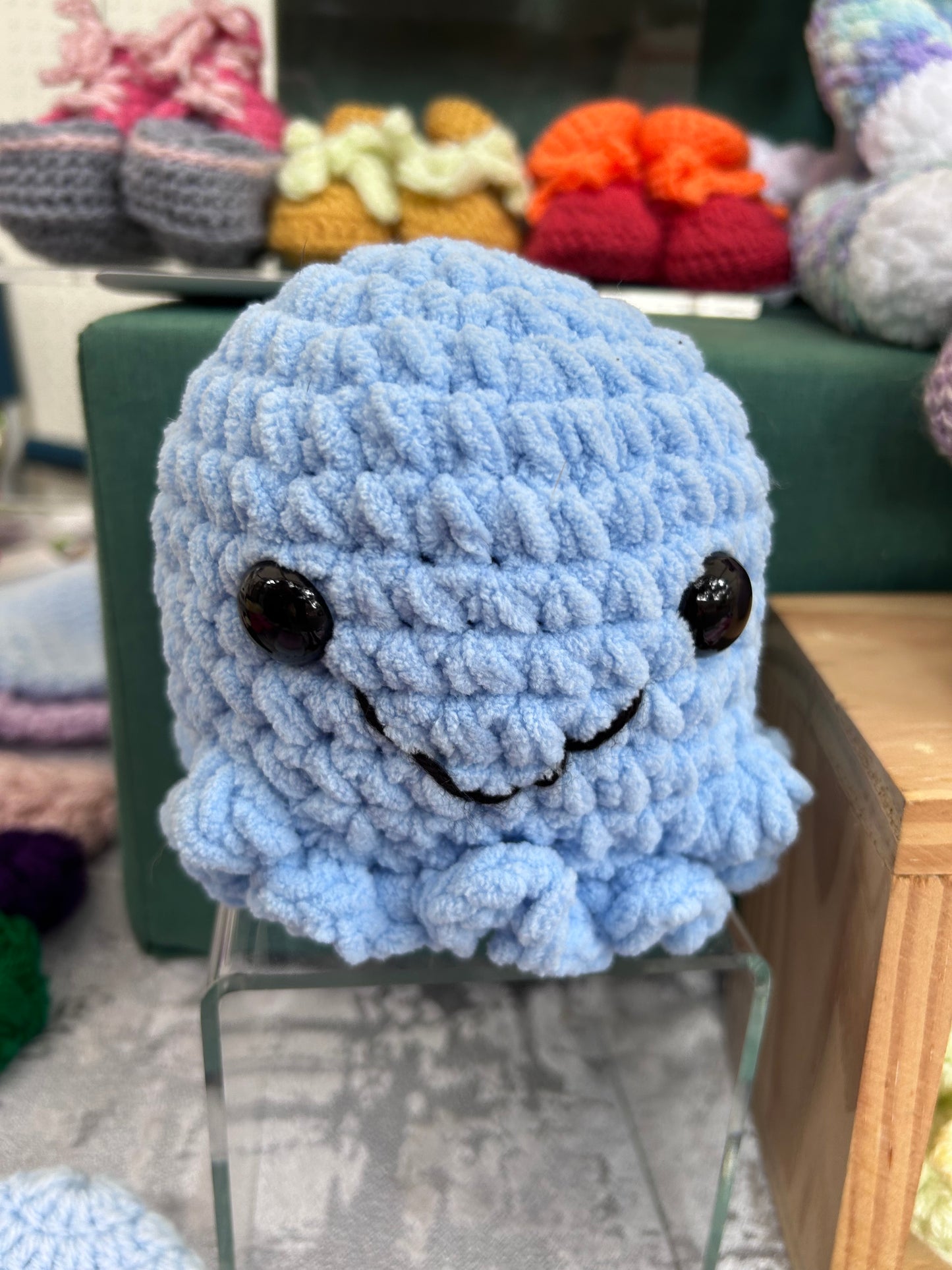 Large crochet ghost plushy