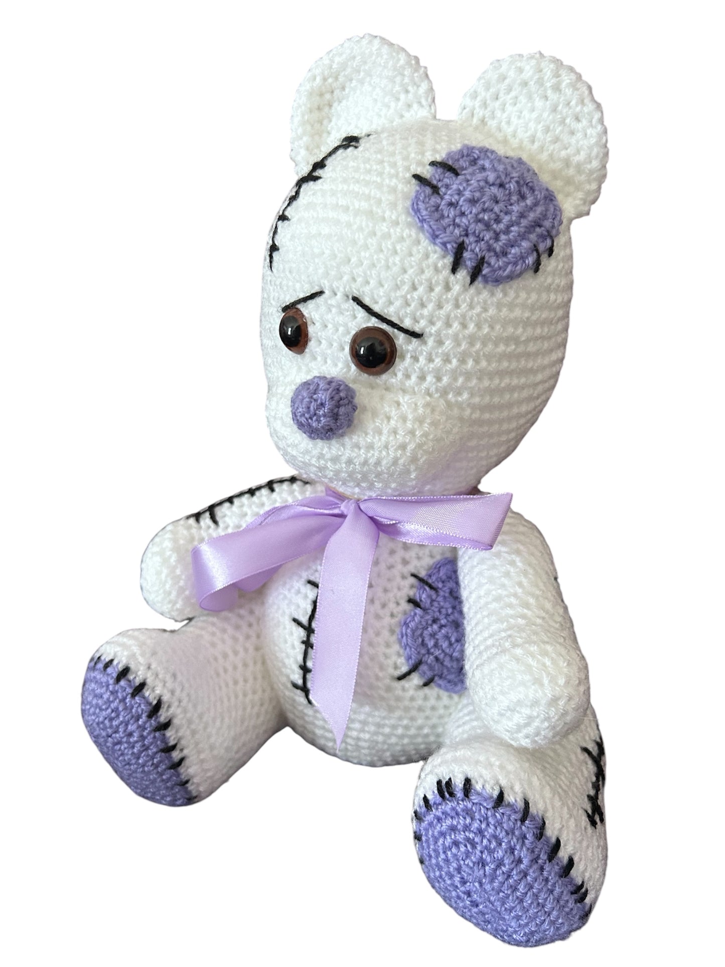 Teddy bear with stitches