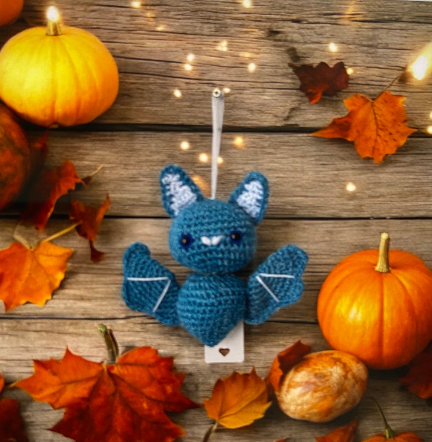 Handmade crochet bat plushy