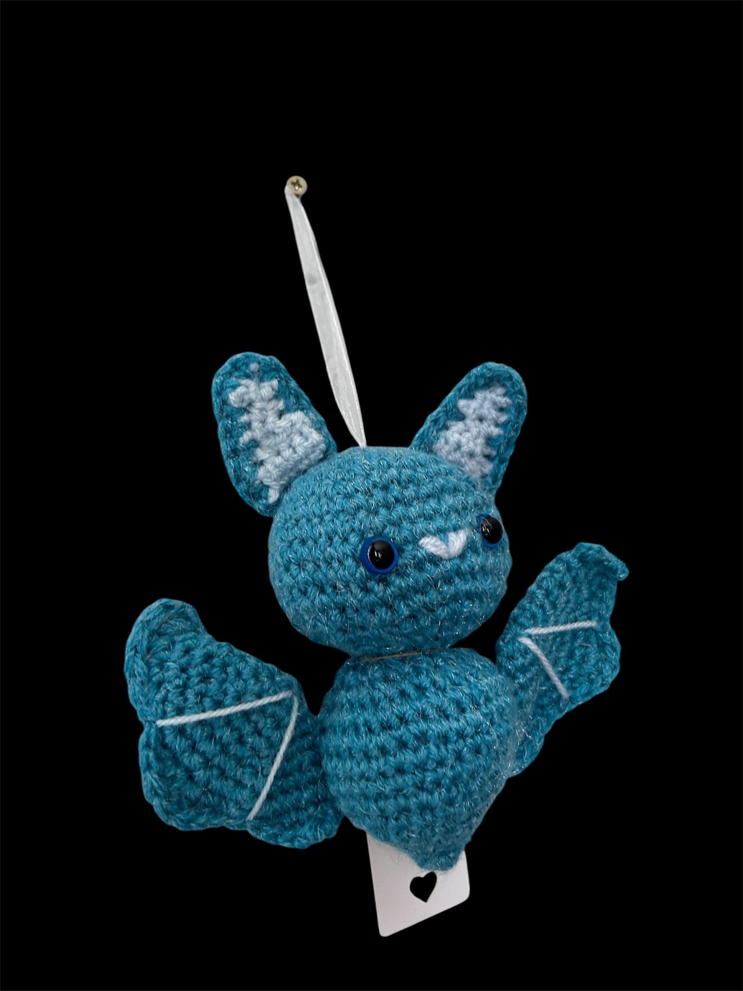 Handmade crochet bat plushy