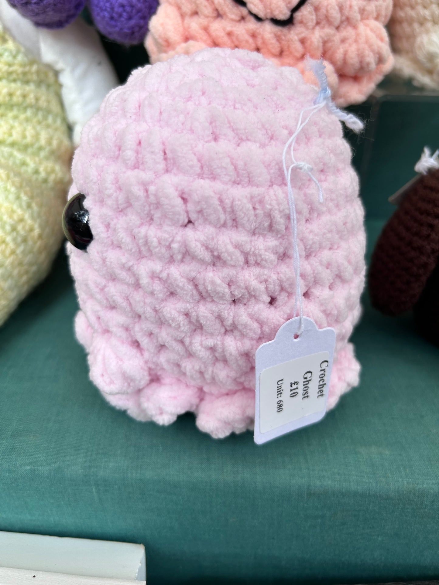 Large crochet ghost plushy