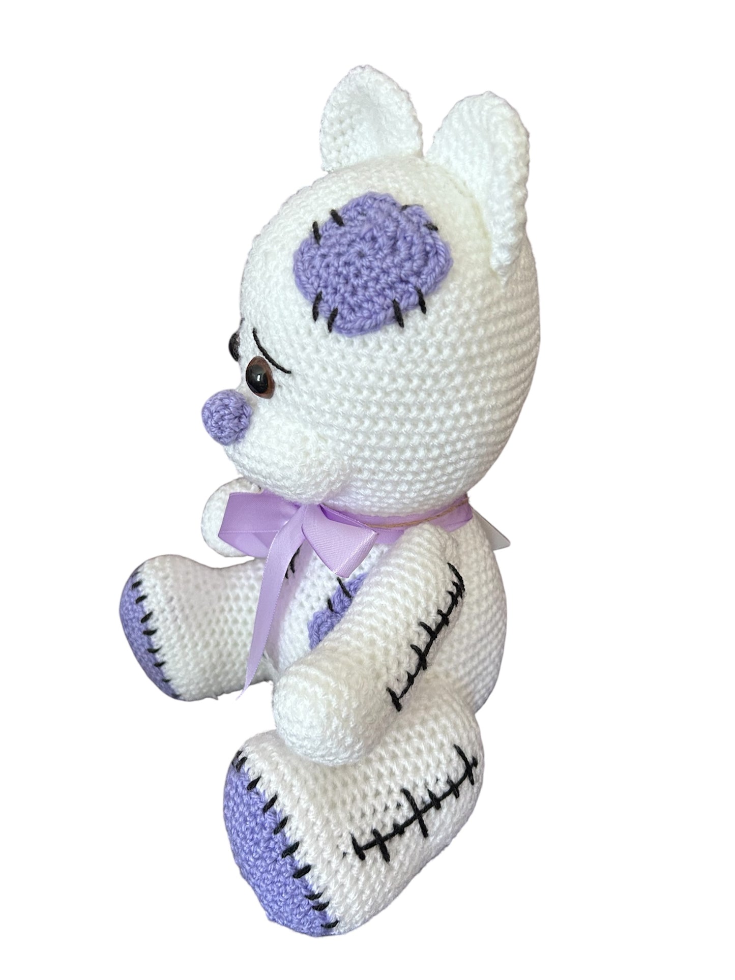 Teddy bear with stitches