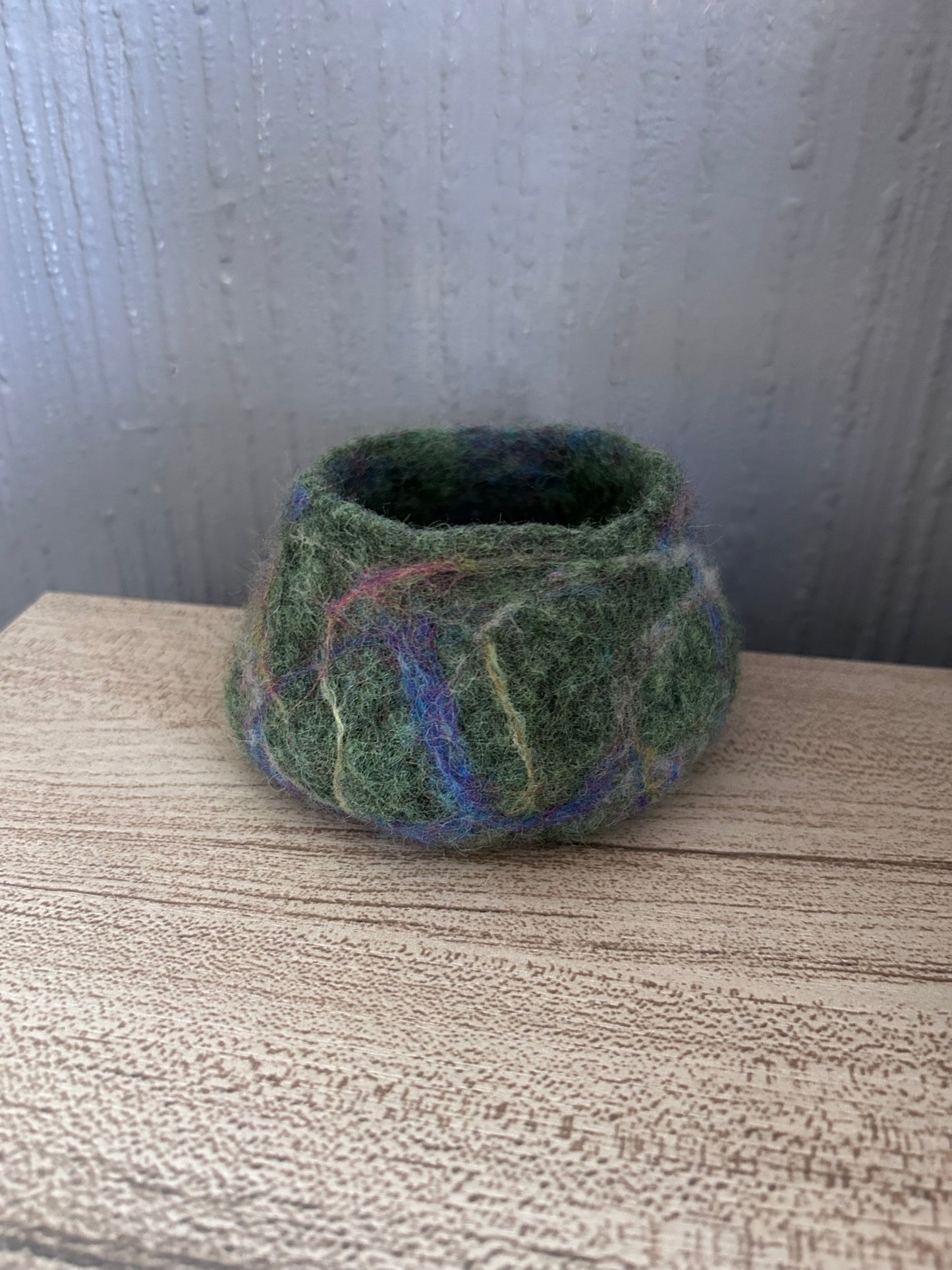 Wet Felted Small Bowl