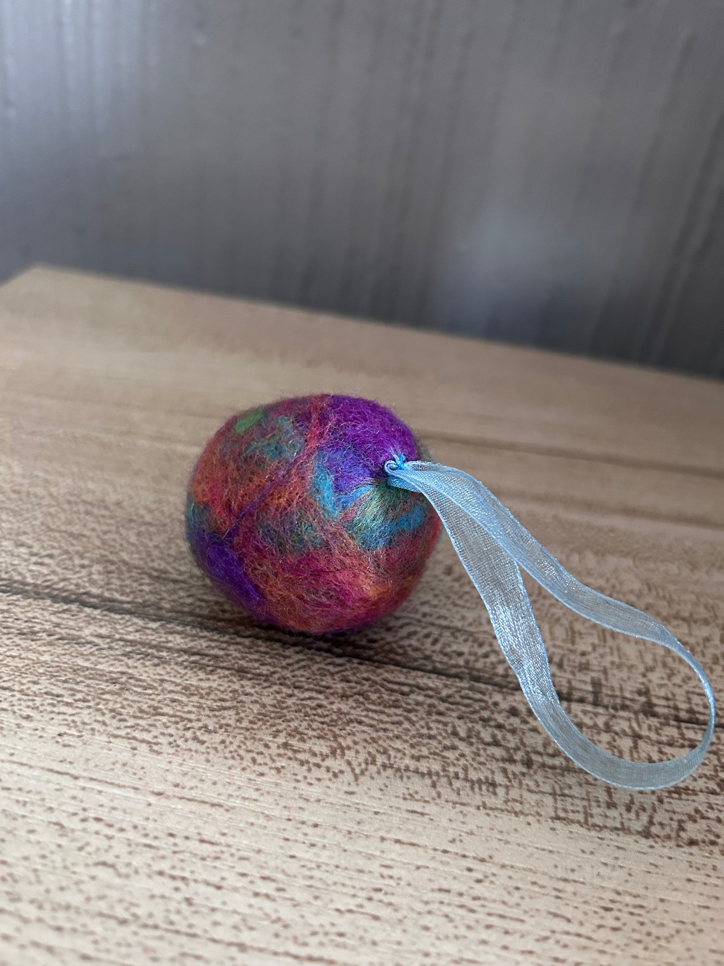 Needle Felted Christmas Baubles