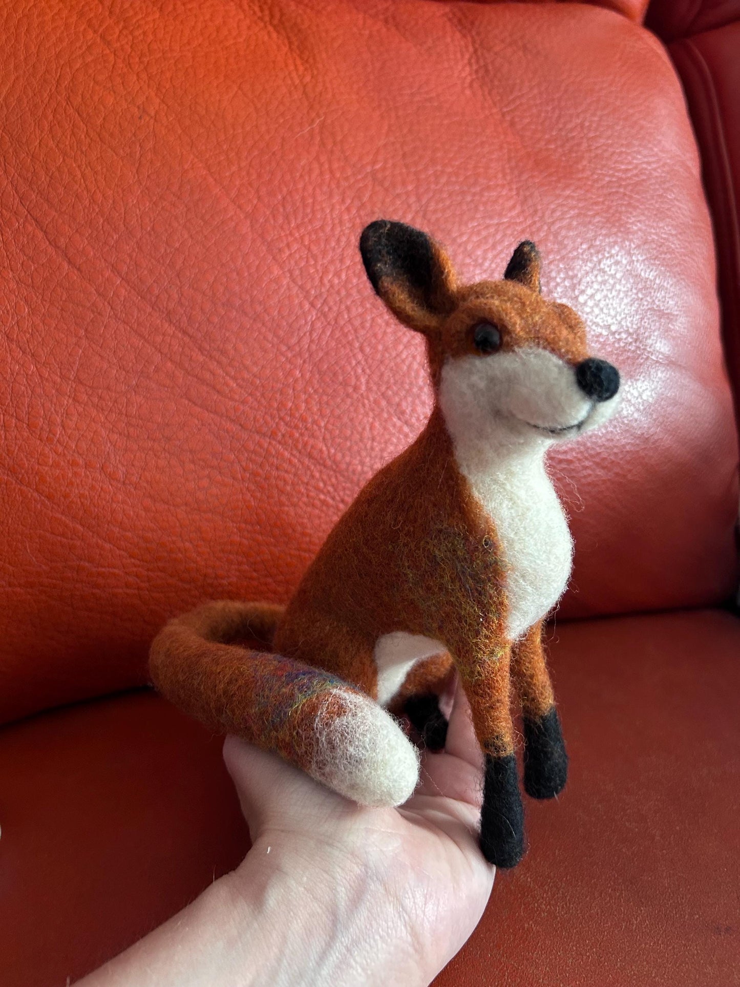 Needle Felton Fox Sculpture