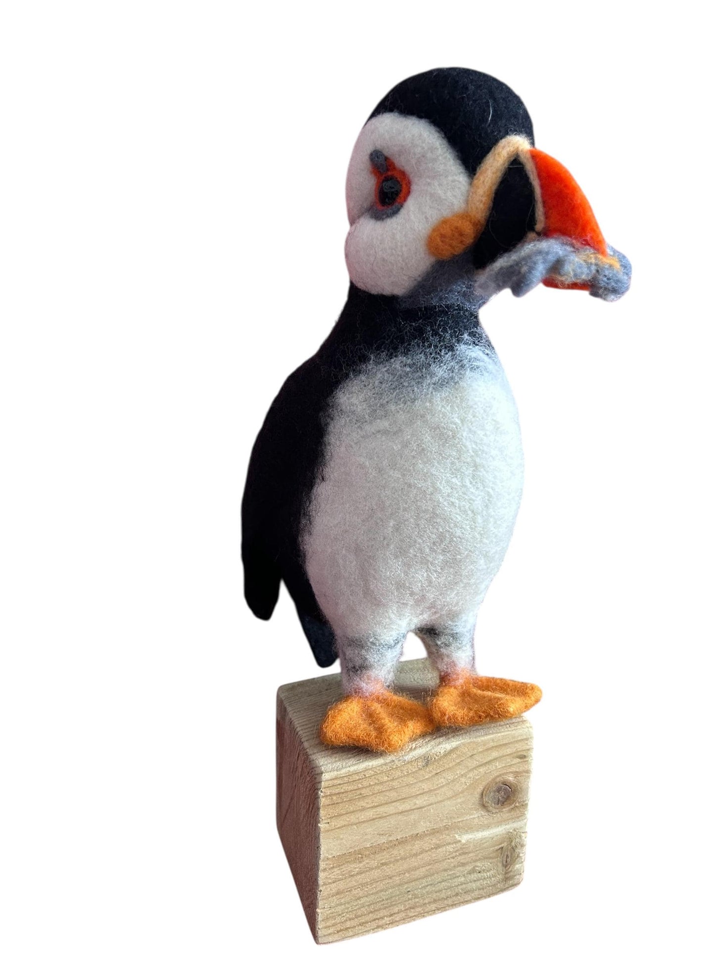 Needle felted puffing