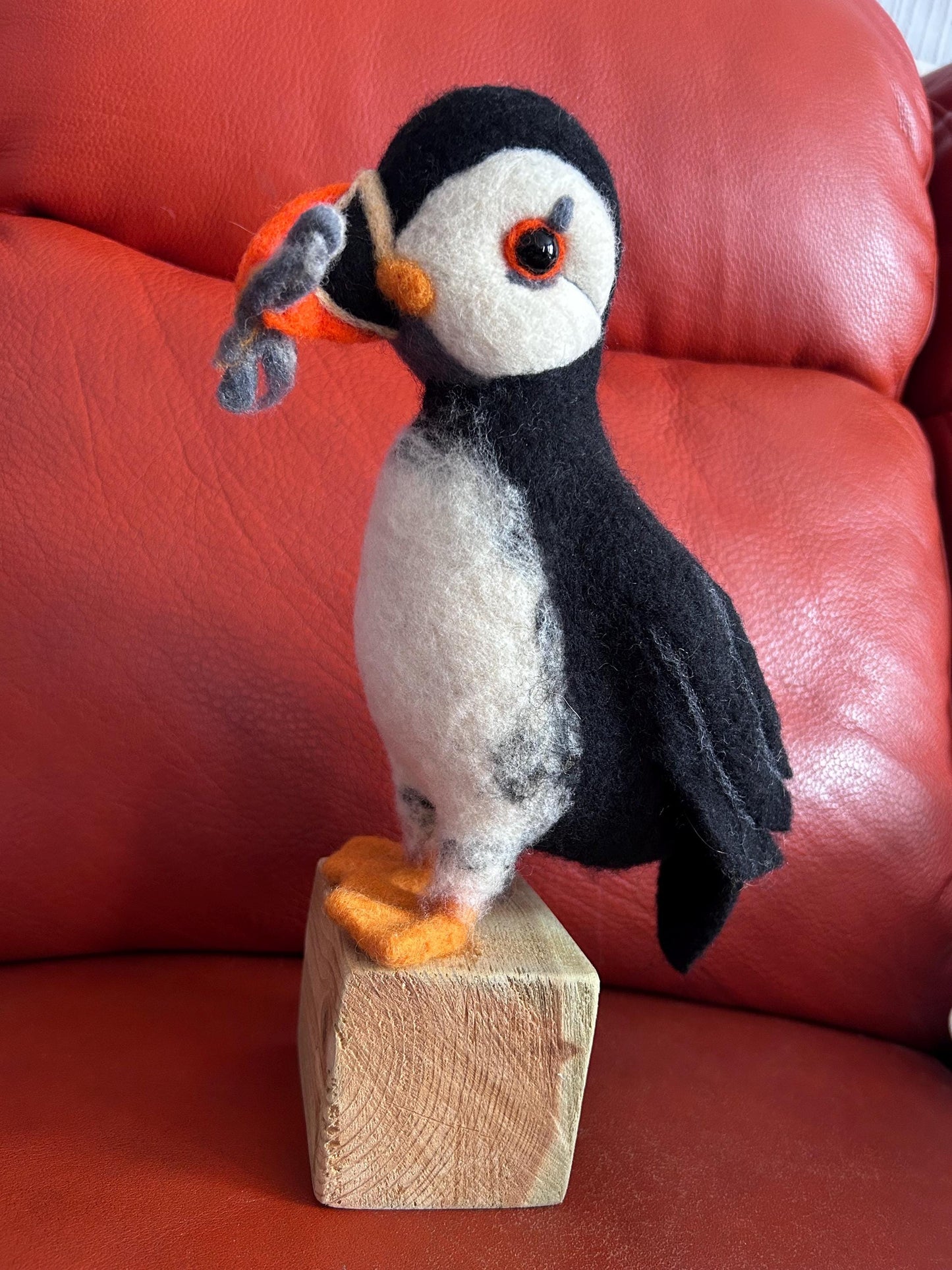 Needle felted puffing