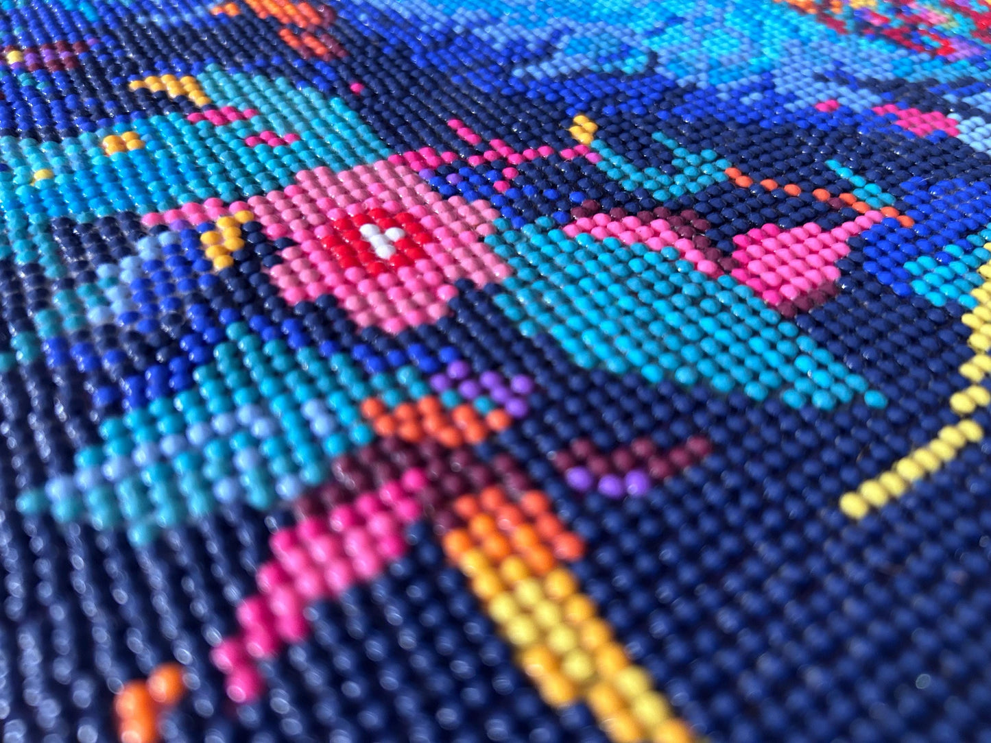 Diamond art peacock canvas