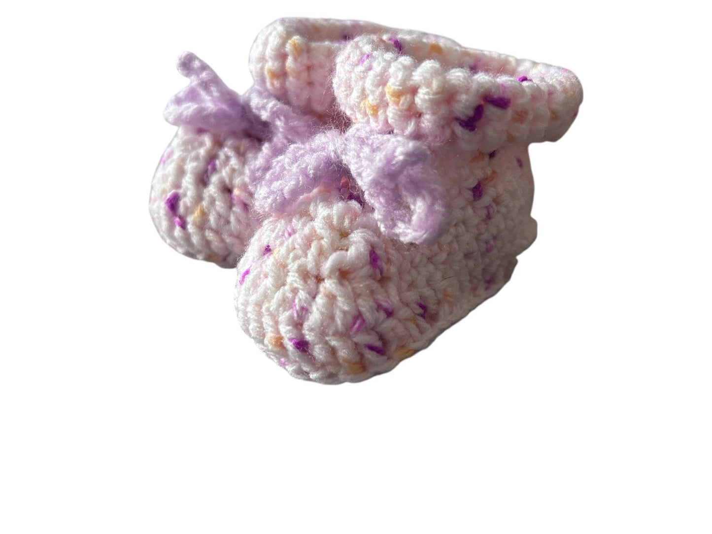 Crochet baby booties