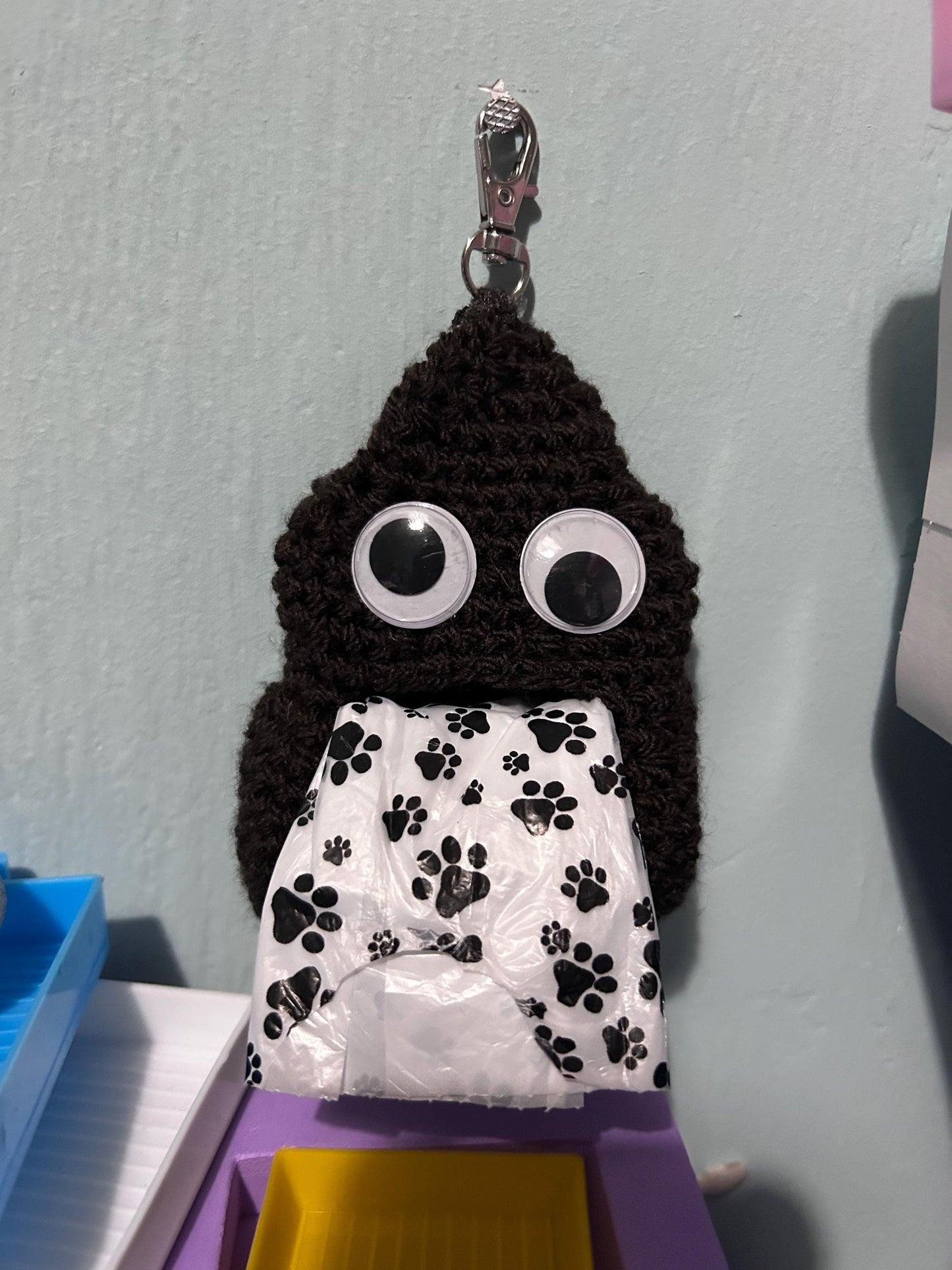 Dog poop Emoji bag