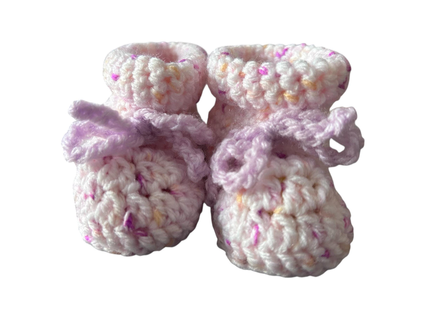 Crochet baby booties