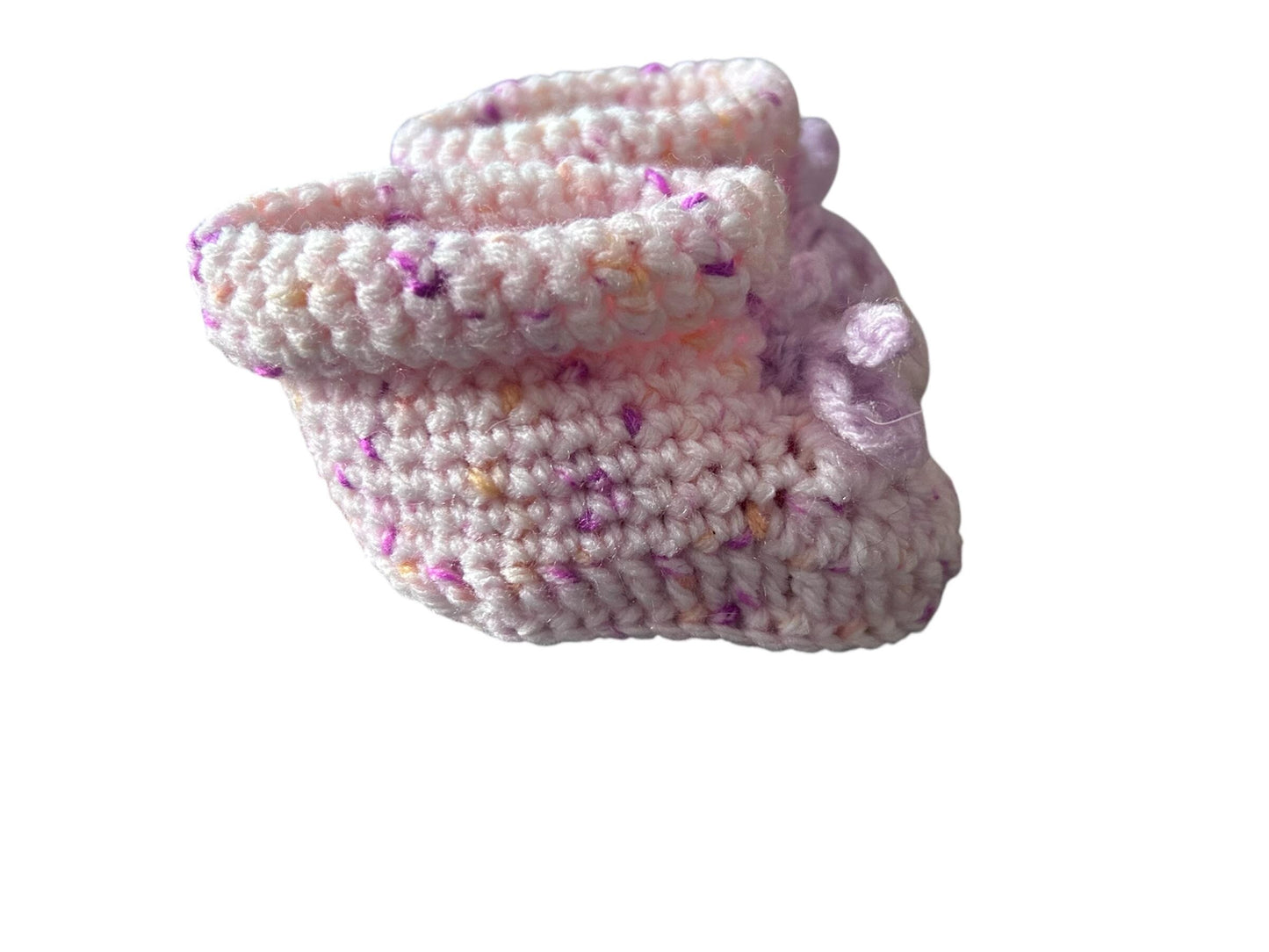 Crochet baby booties