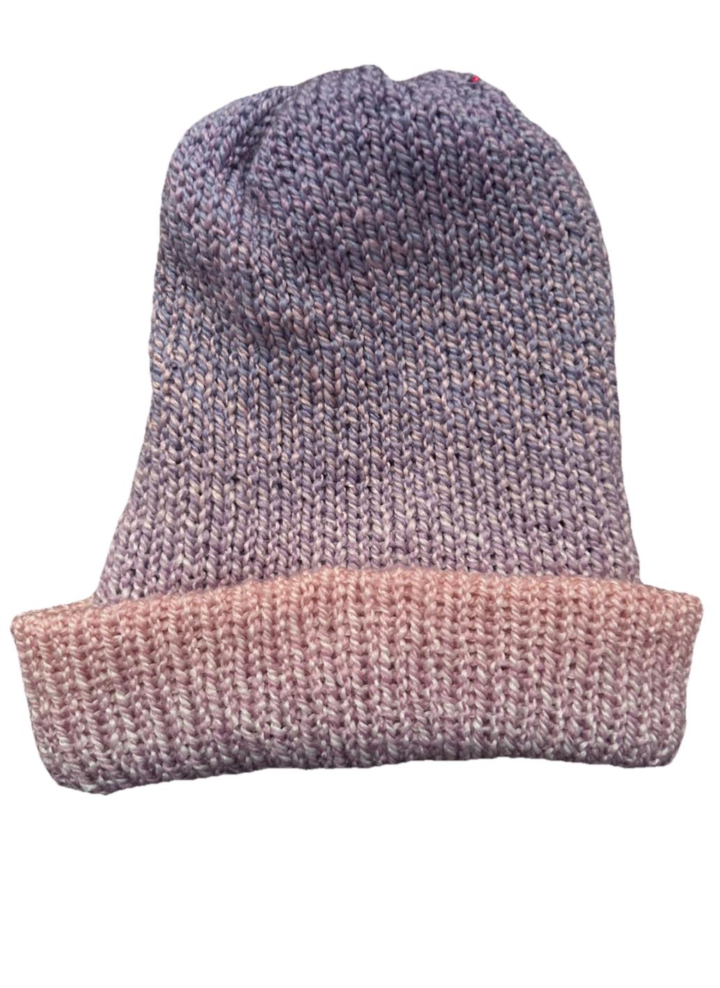 Beautiful handmade knitted hat and scarf set