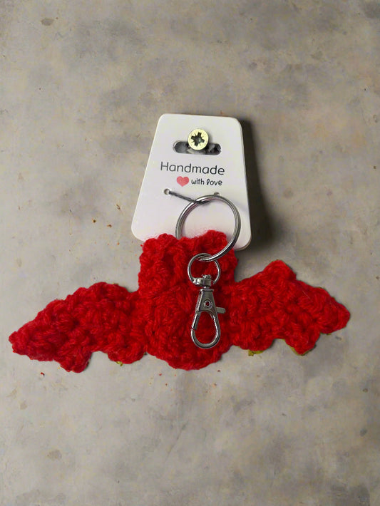 Halloween Crochet Bat Keyrings