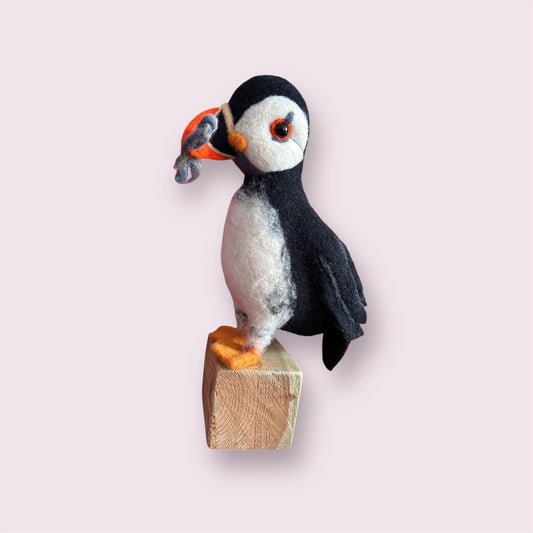 Needle felted puffing