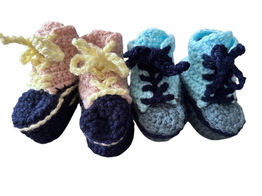 Crochet Baby trainers/booties