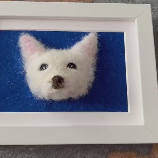 Personalise Needle Felted 3-D Photo